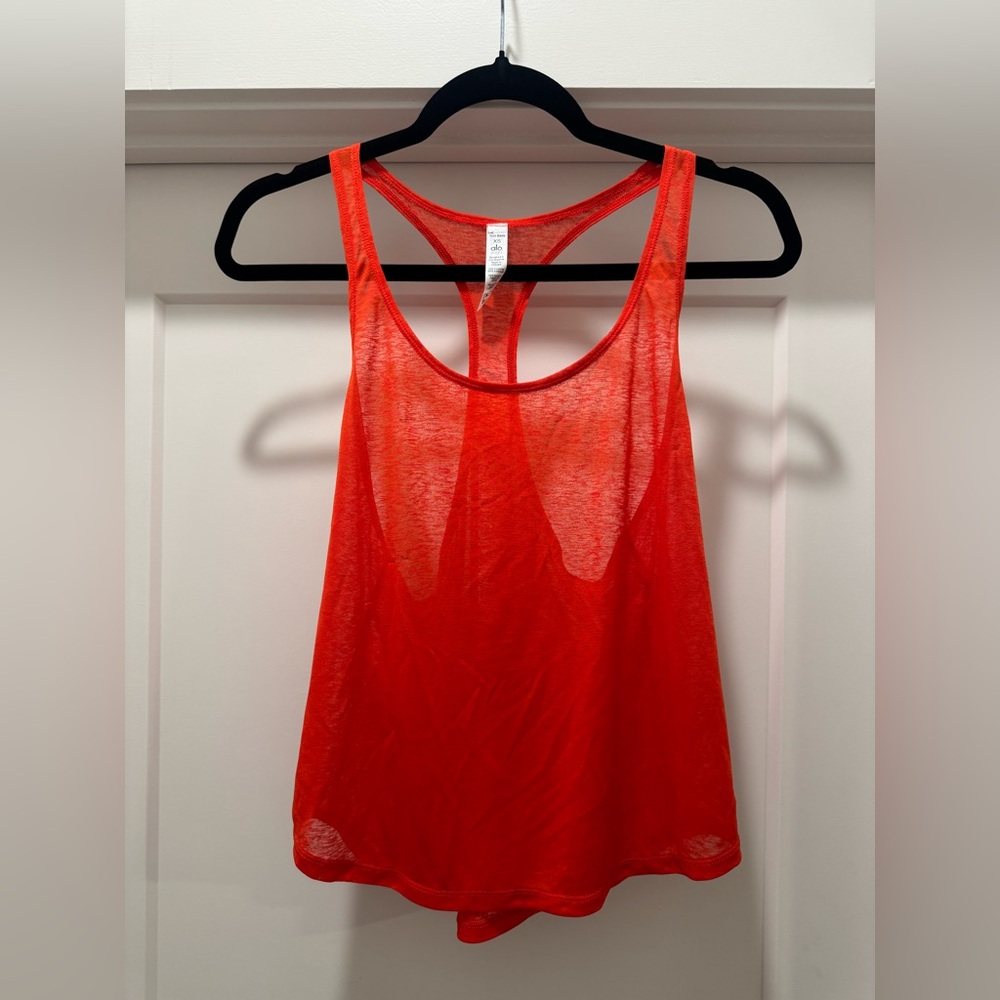 ALO Yoga Vibrant Sheer Tank Top
